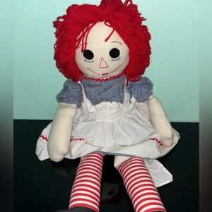 Vintage raggedy anne doll